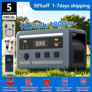 1024Wh LiFePO4 Portable Power Station