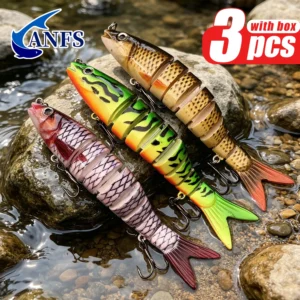 Realistic Fishing Lure Set of 3 Fishing Lures