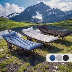 Camping Makeshift Lounge Chair Portable 3.5'' Cushion