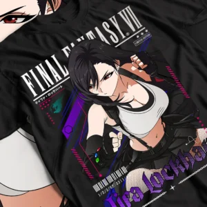 Retro Final Fantasy 7 T-shirt, Men's and Women's Summer